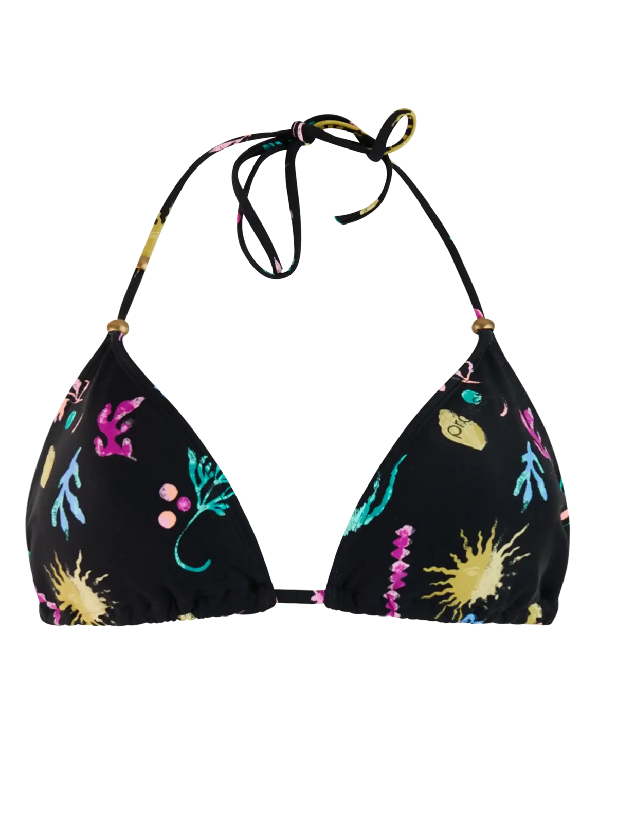 Protest - Empty Triangle Bikini Set | True Black