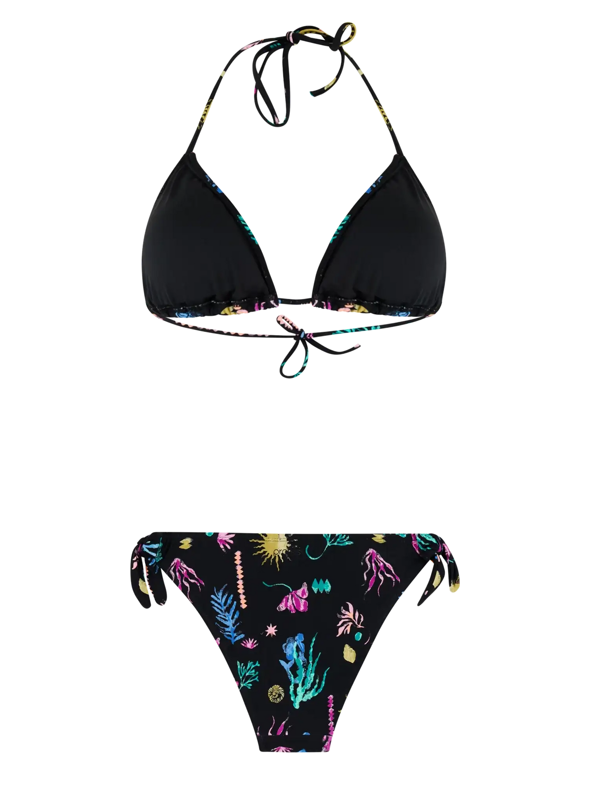 Protest - Empty Triangle Bikini Set | True Black