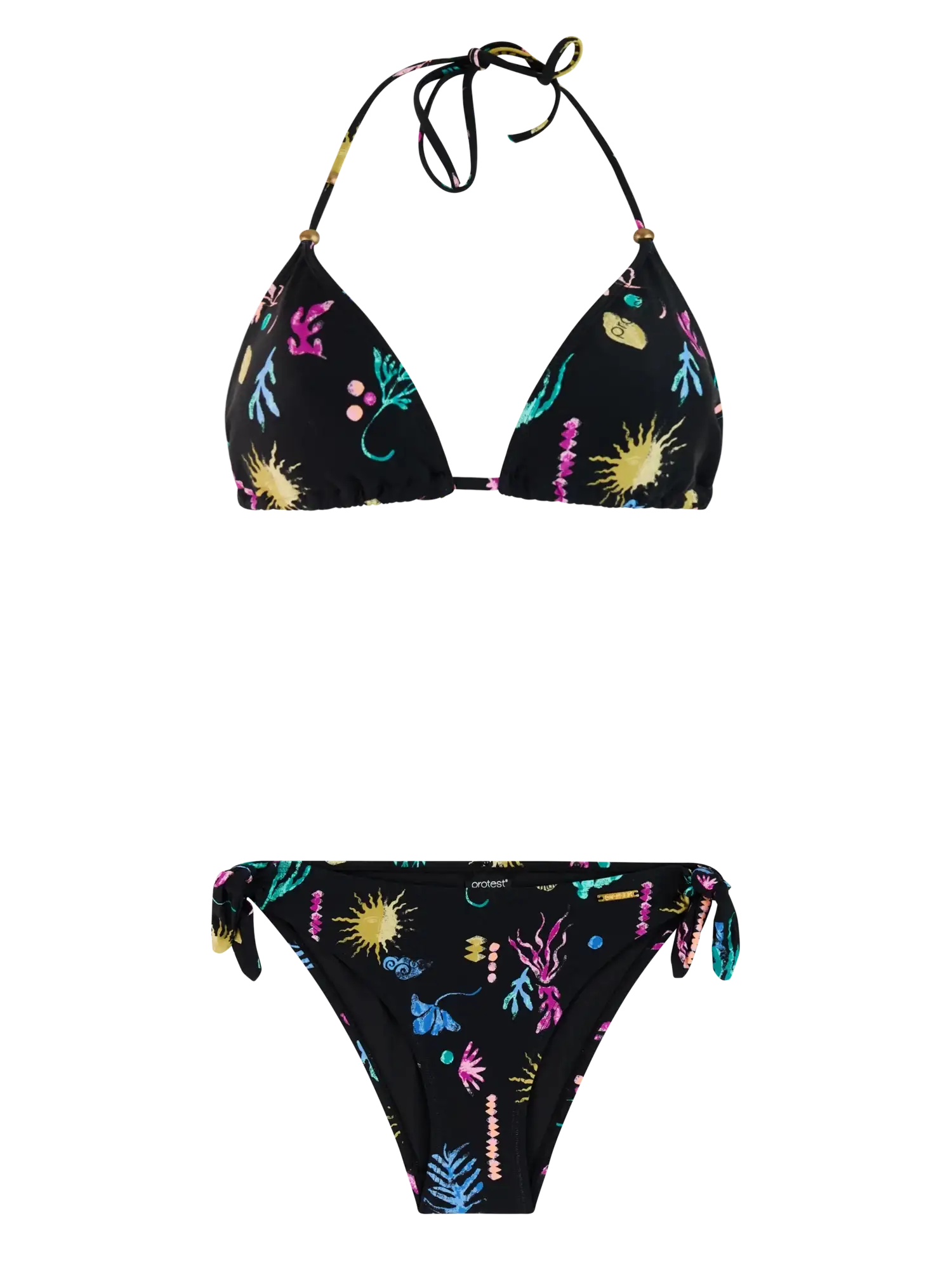 Protest - Empty Triangle Bikini Set | True Black