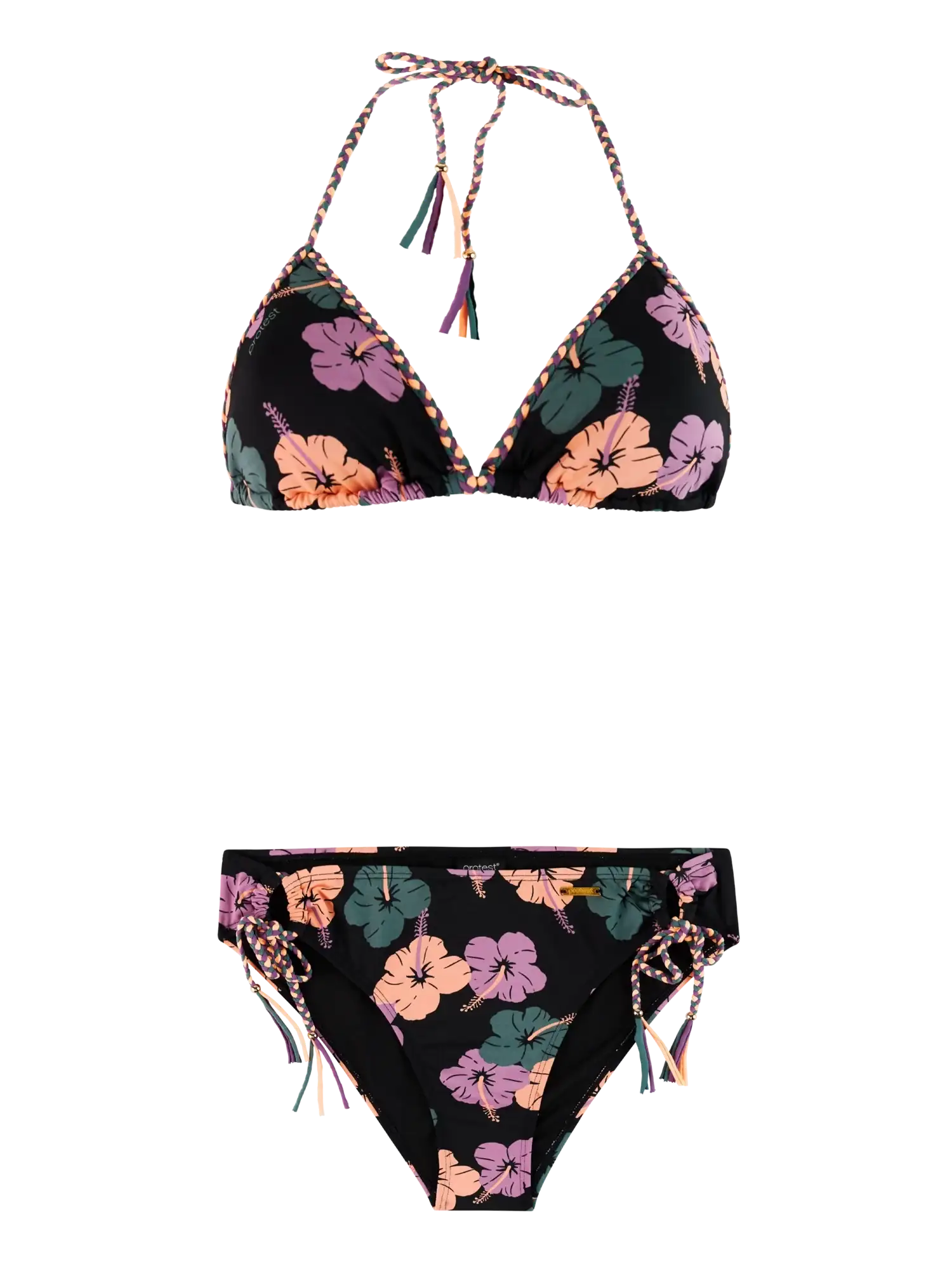 Protest - Isa Triangle Bikini Set | True Black