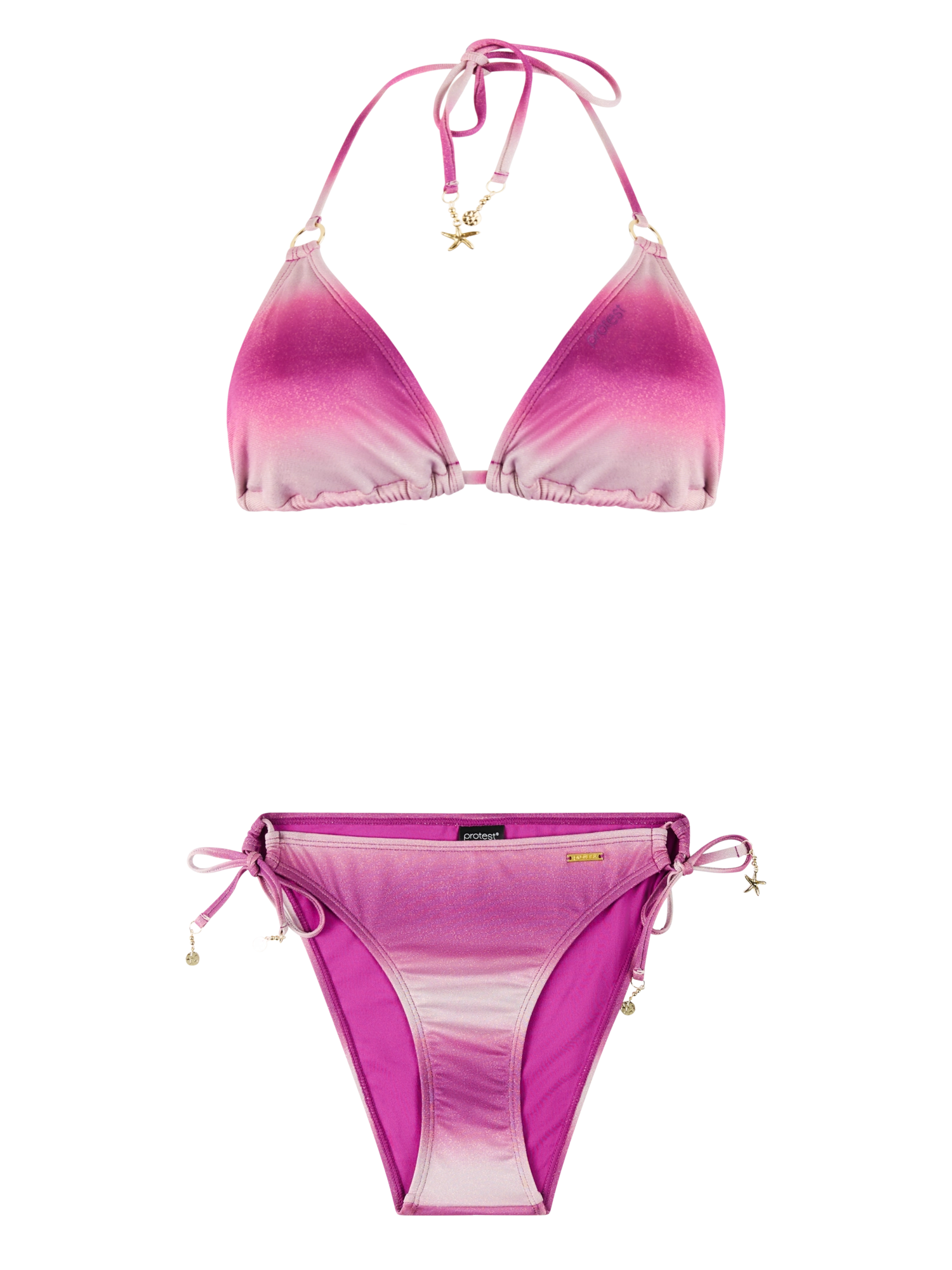 Protest - Grayce Triangle Bikini Set | Punch Pink