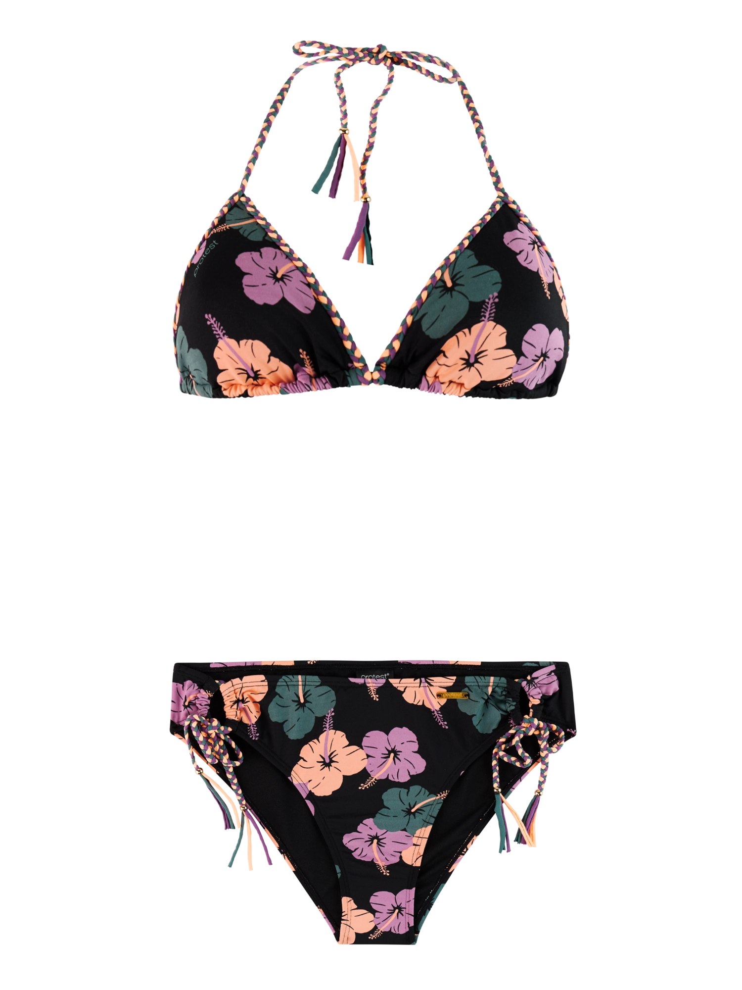 Protest - Isa Triangle Bikini Set | True Black