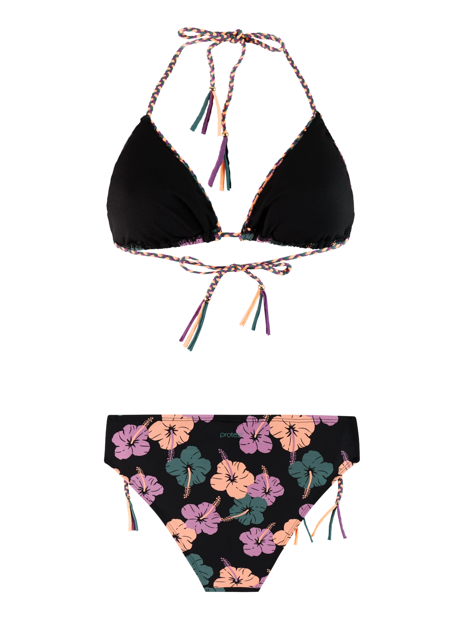 Protest - Isa Triangle Bikini Set | True Black