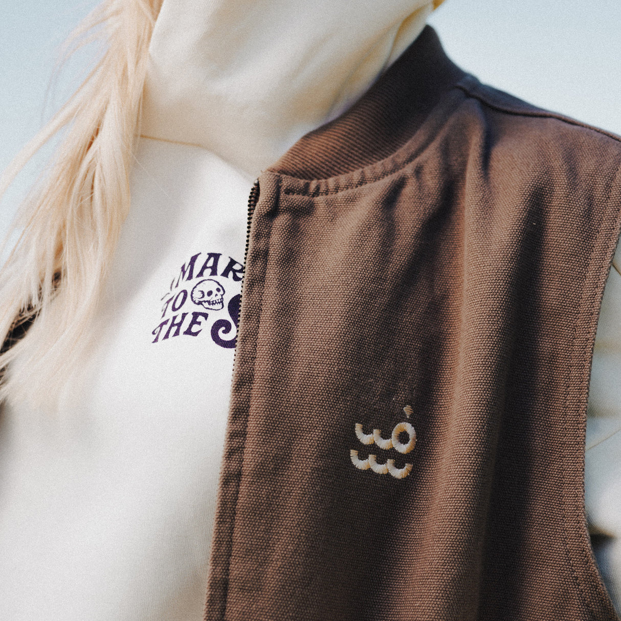 Setty Canvas Heavy Gillet | Walnut