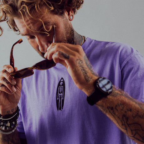 Dead Shred T-Shirt Violet front view