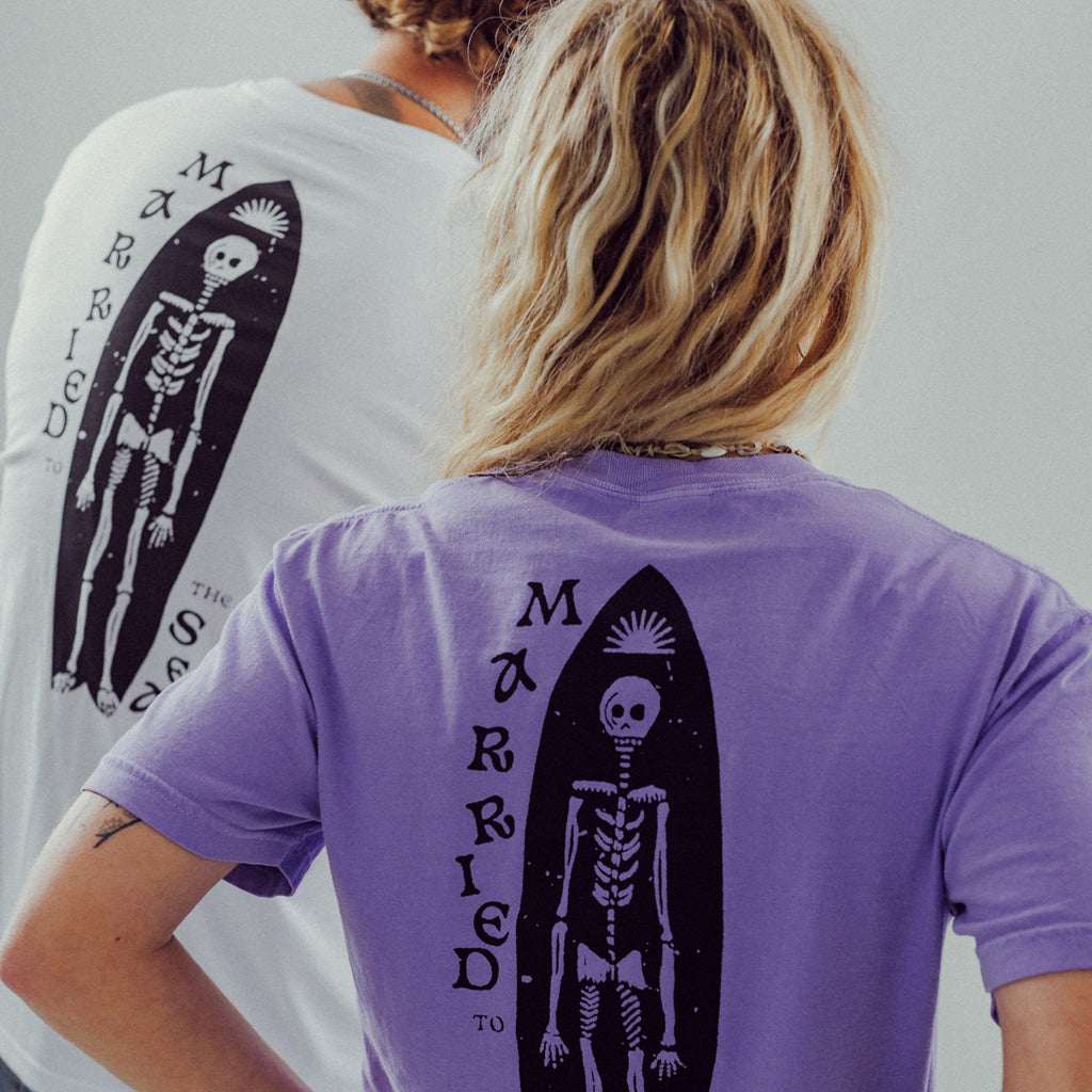 Dead Shred T-Shirt - White | Married to the Sea