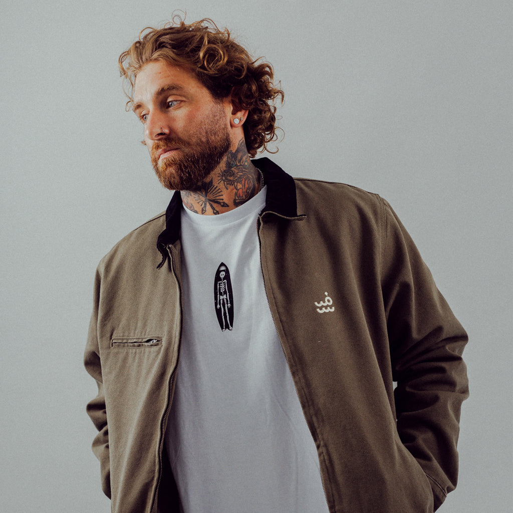 Dead Shred T-Shirt - White | Married to the Sea