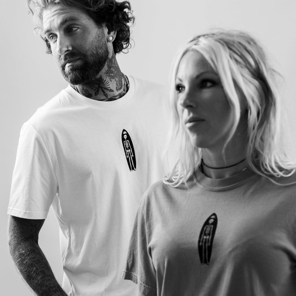 Dead Shred T-Shirt - White | Married to the Sea