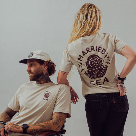 Diver T-Shirt - Desert Dust | Married to the Sea