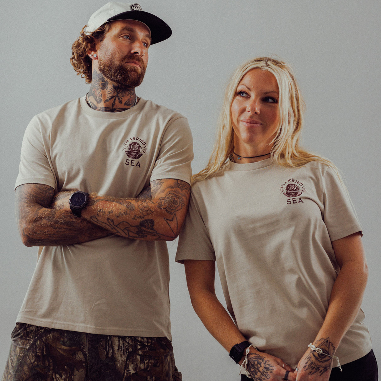 Diver T-Shirt - Desert Dust | Married to the Sea