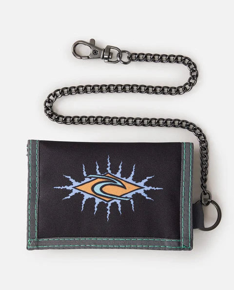 Rip Curl Kids Chain Surf Wallet | Black/Green