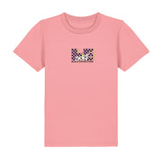 LE TV Checked | KIDS Pink Joy  T-shirt