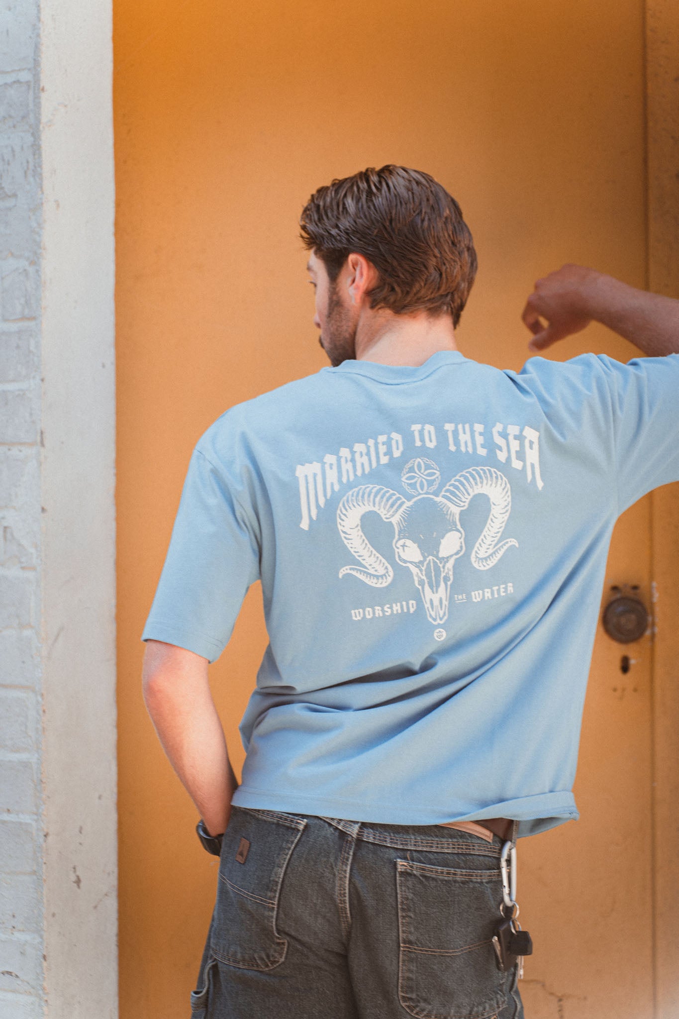The G.O.A.T T-Shirt - Blue Dusk | Married to the Sea