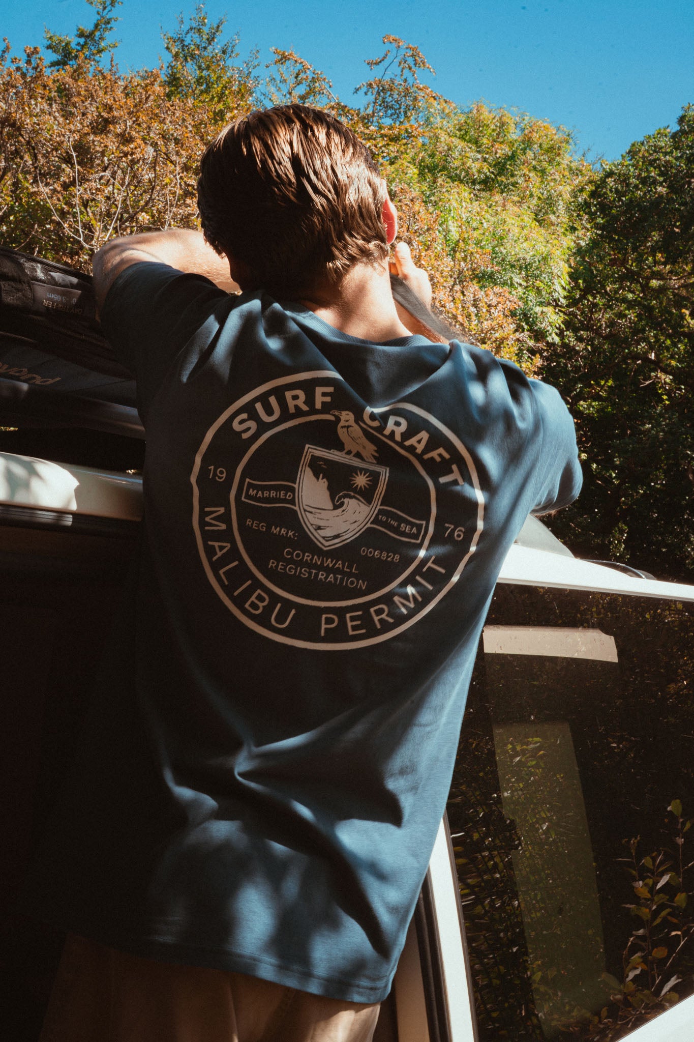 Surf Tax T-Shirt - Denim Blue | Married to the Sea