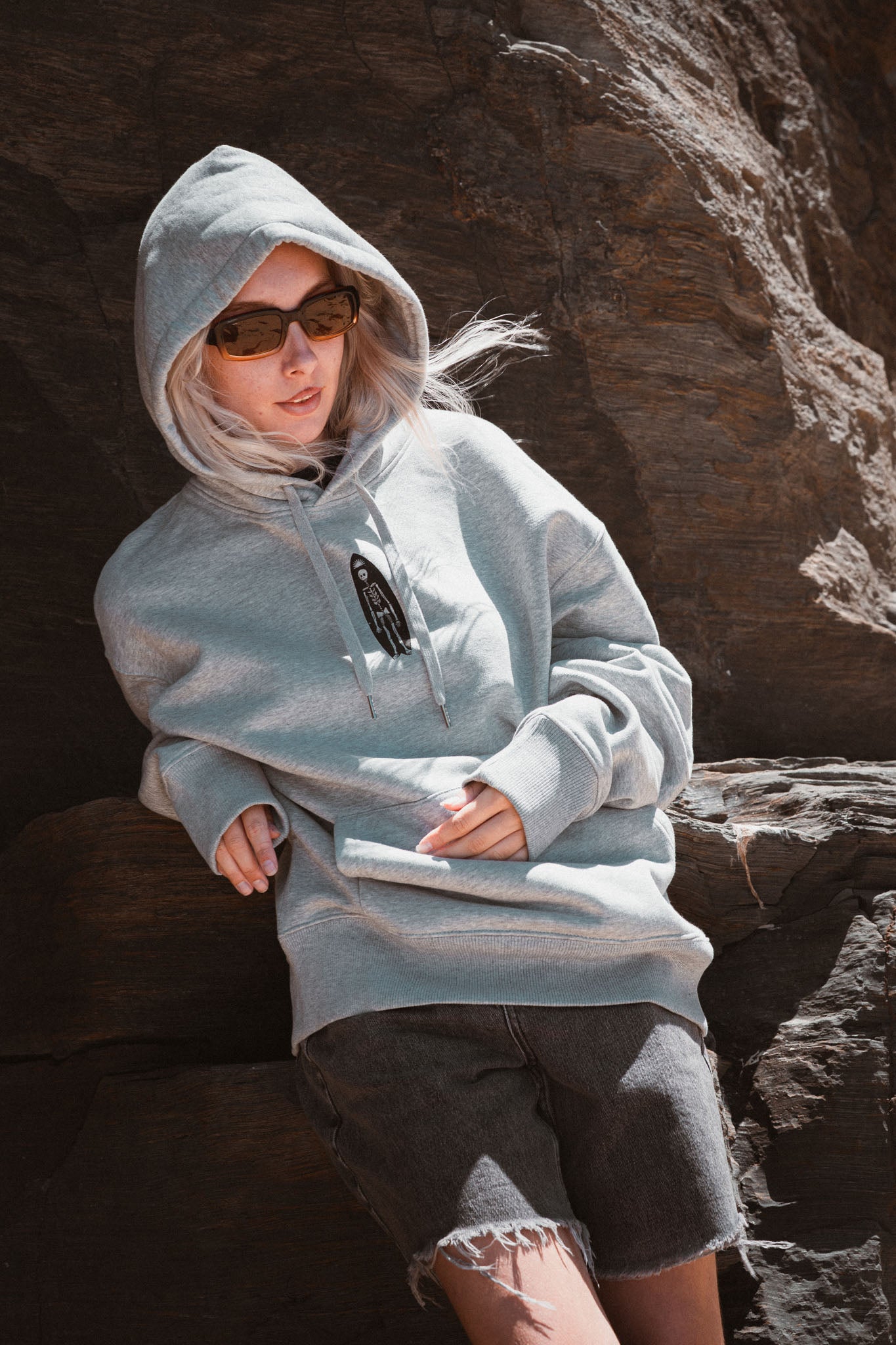 Dead Shred Hood - Heather Grey | Married to the Sea