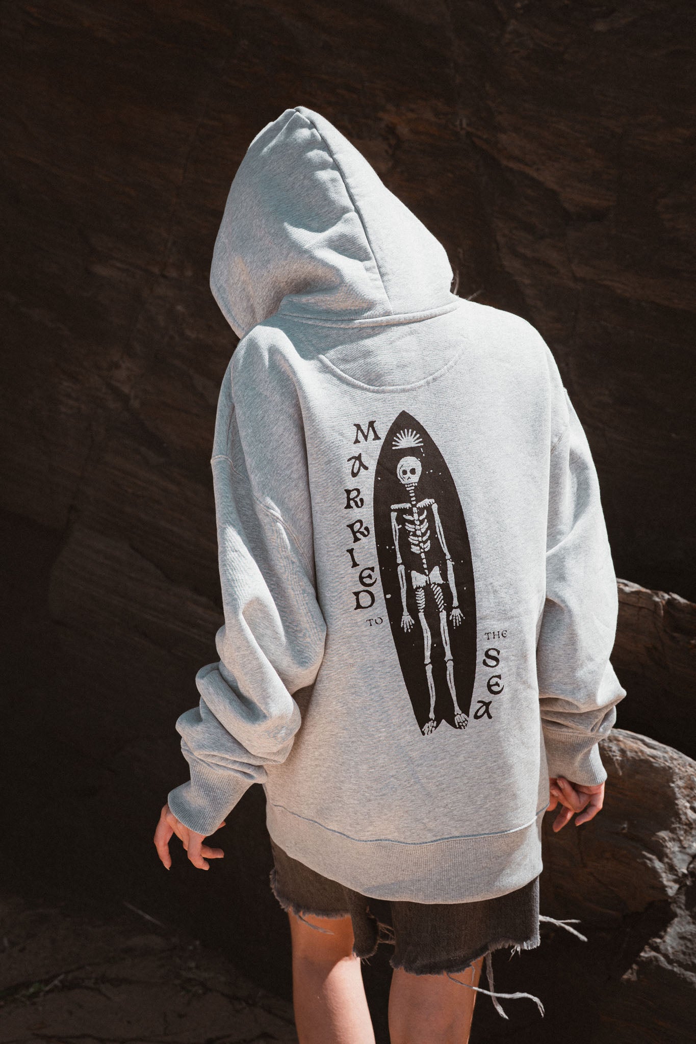 Dead Shred Hood - Heather Grey | Married to the Sea