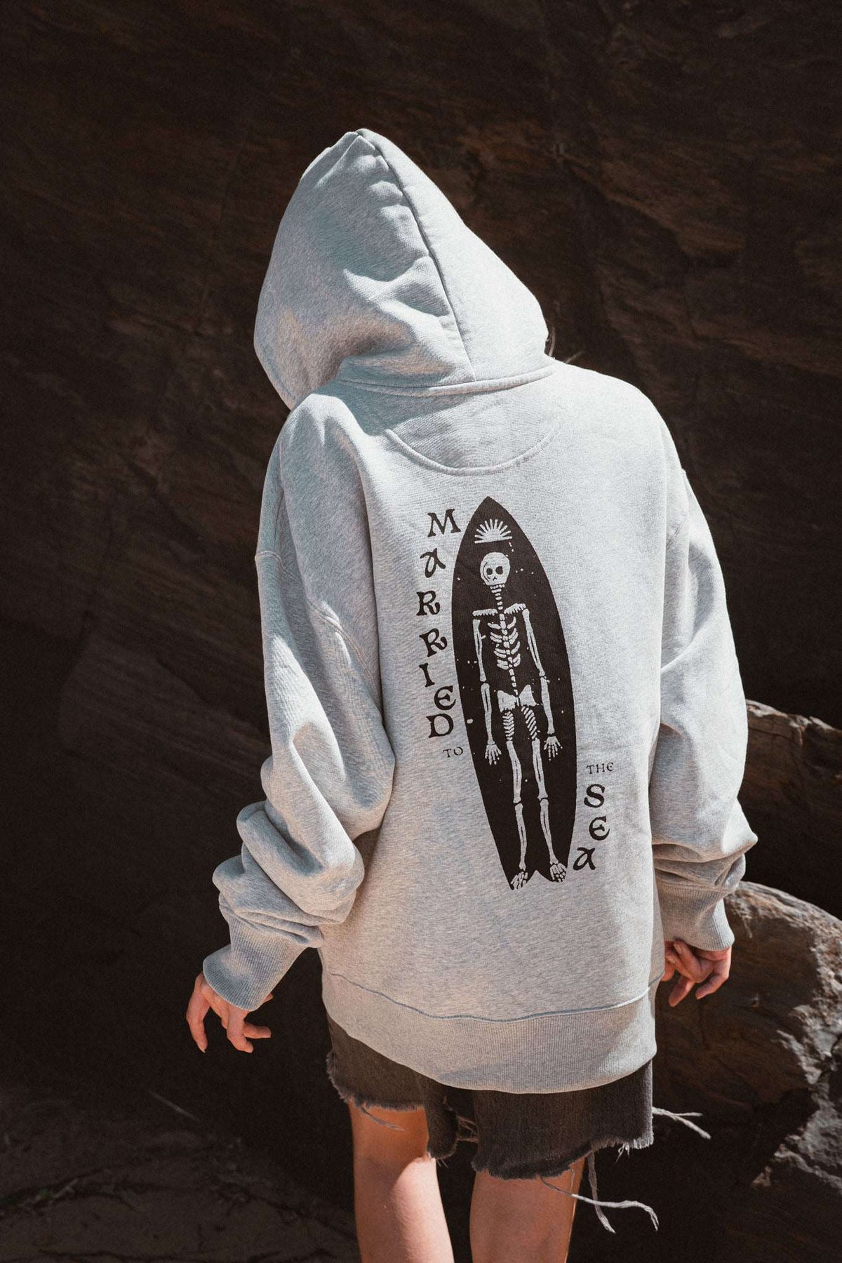 Dead Shred Hood - Heather Grey | Married to the Sea