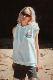 Wavery Womens Hooded Tank - Off White | Married to the Sea