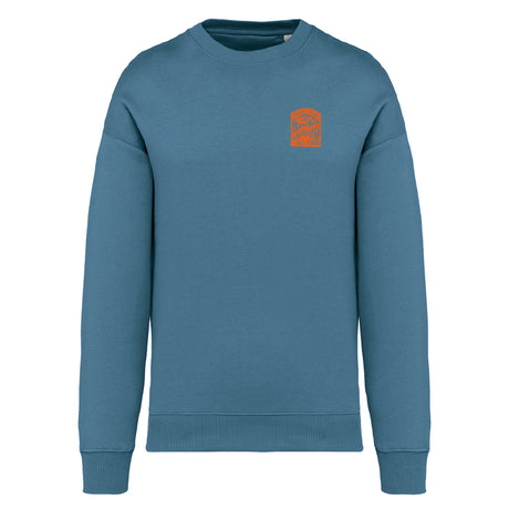 Octopus Oversized Crew | Adriatic Blue