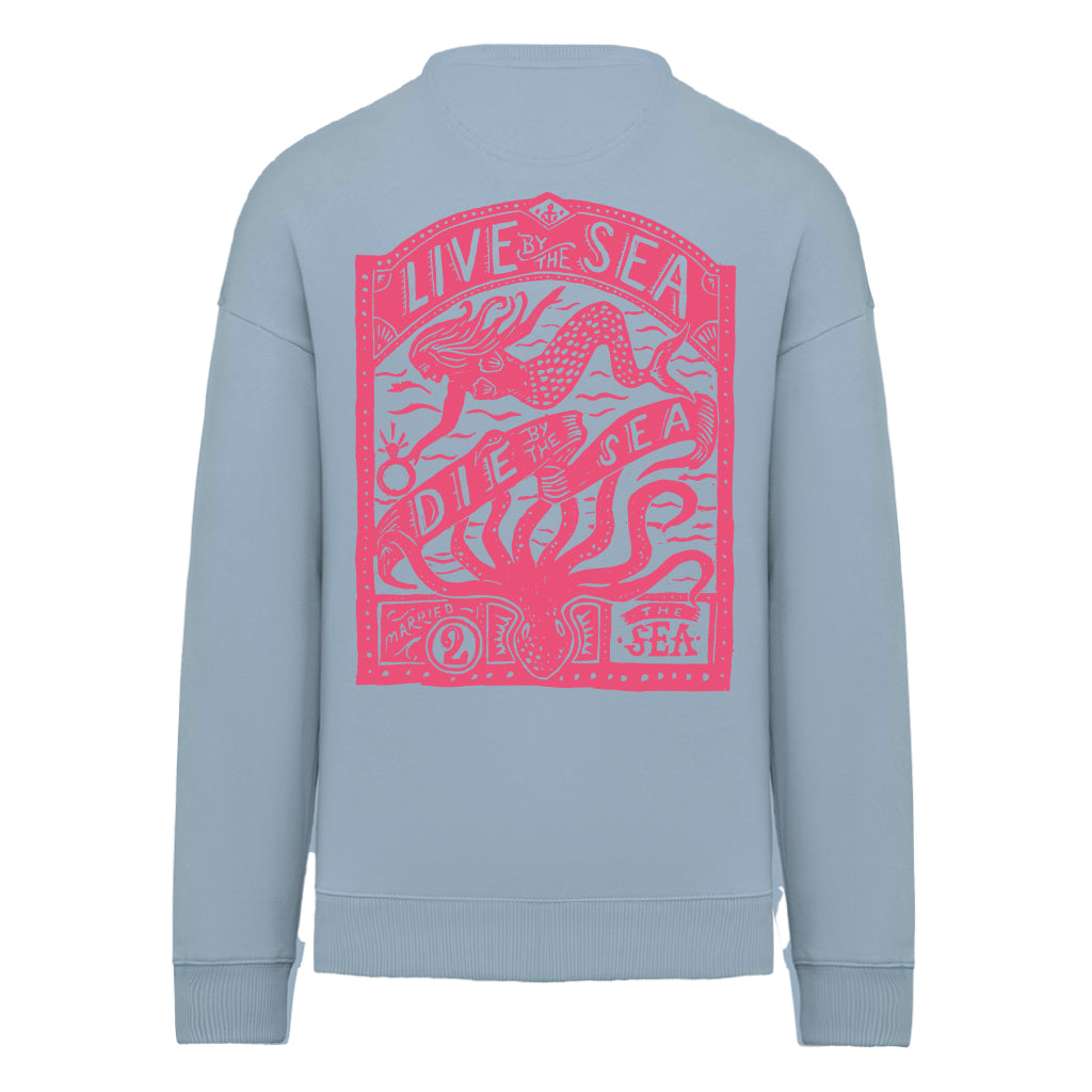Octopus Oversized Crew | Aquamarine