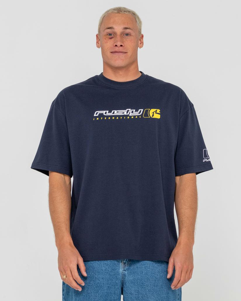 Rusty - Jetsetter Short Sleeve Tee | Navy