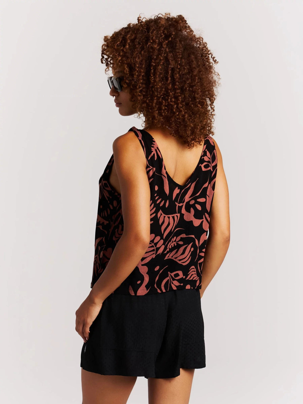 Protest Crazy Spaghetti Top | Sugar Brown