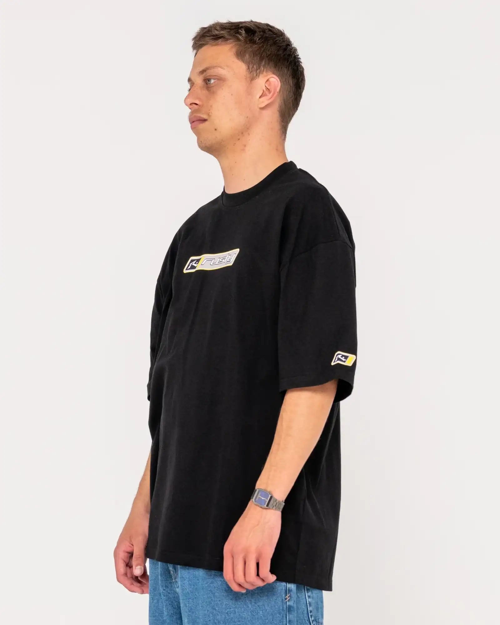 Rusty - Shifter Short Sleeve Tee | Black
