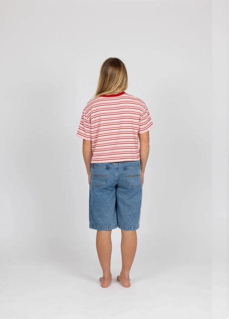 Rusty - Penny Striped Crop T-Shirt | Paradise