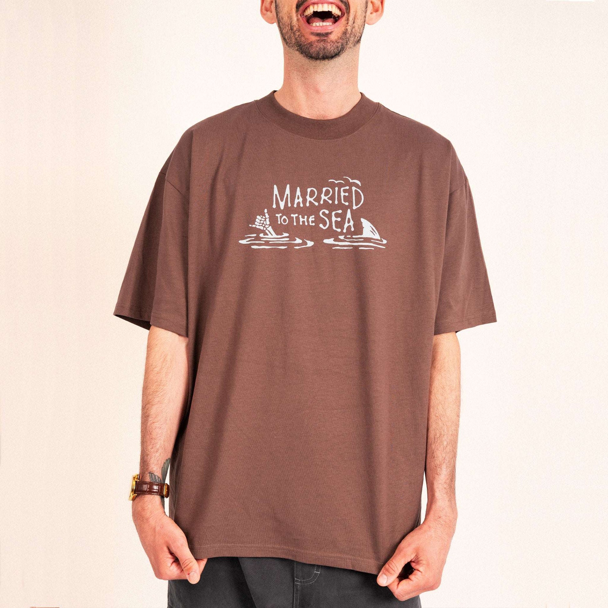 Shaka Unisex T-Shirt - Mocha | Married to the Sea