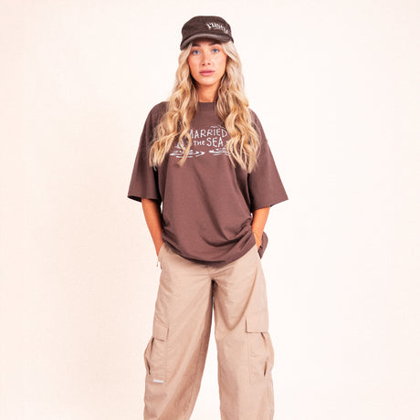 Shaka Unisex T-Shirt - Mocha | Married to the Sea