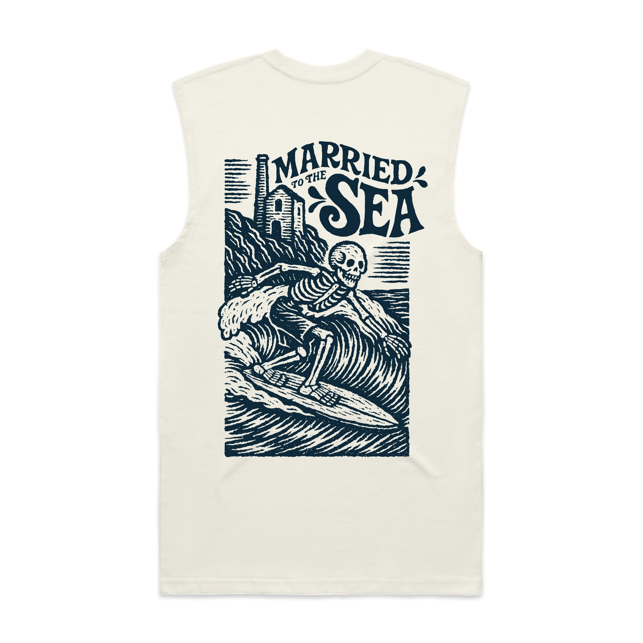 Skullysurf Vest - Ecru | Married to the Sea