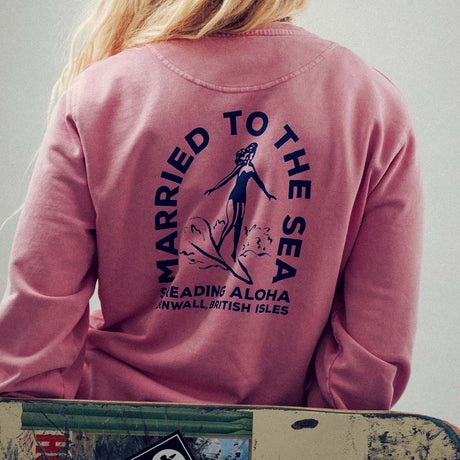 Surfer Girl Crew - Bubble Pink | Married to the Sea