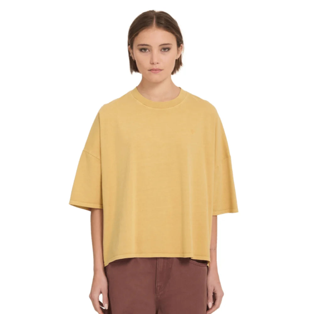 Volcom - STO'N Womens T-shirt | Mustard