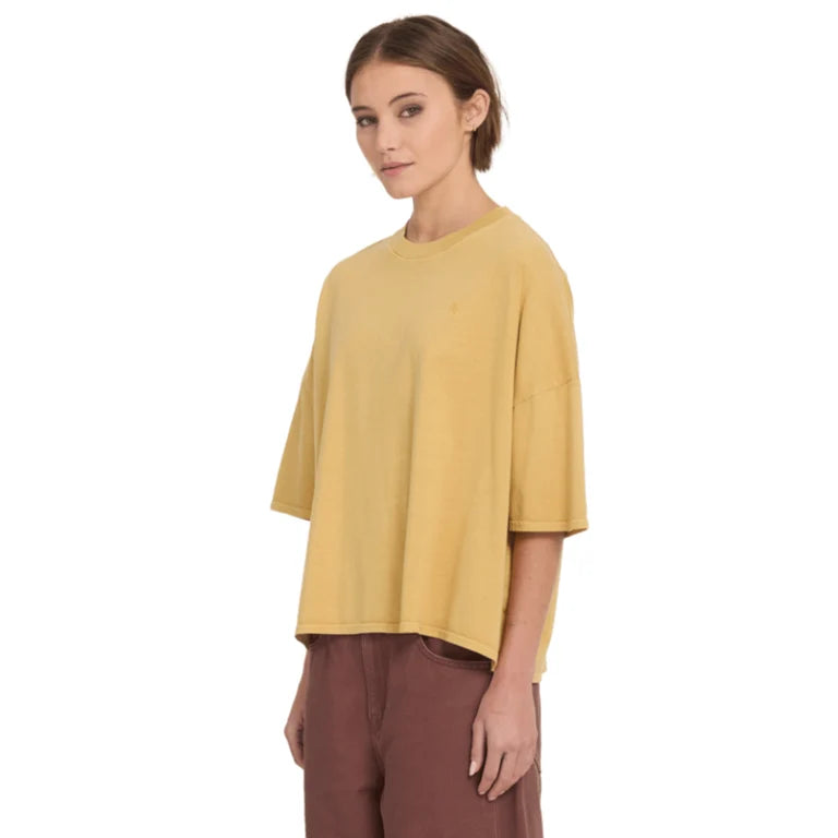 Volcom - STO'N Womens T-shirt | Mustard
