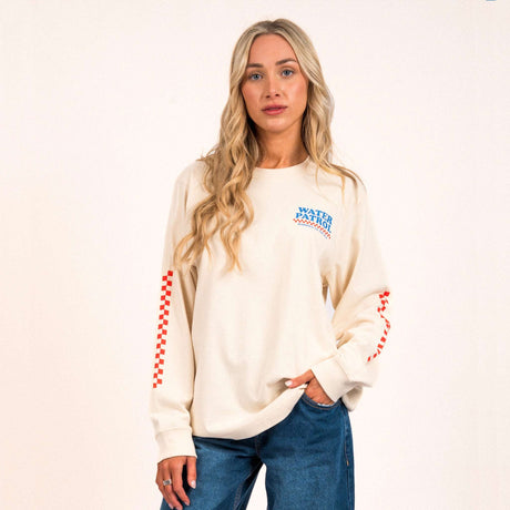 Water Patrol Unisex Heavyweight L/S T-Shirt - Natural Raw | Married to the Sea