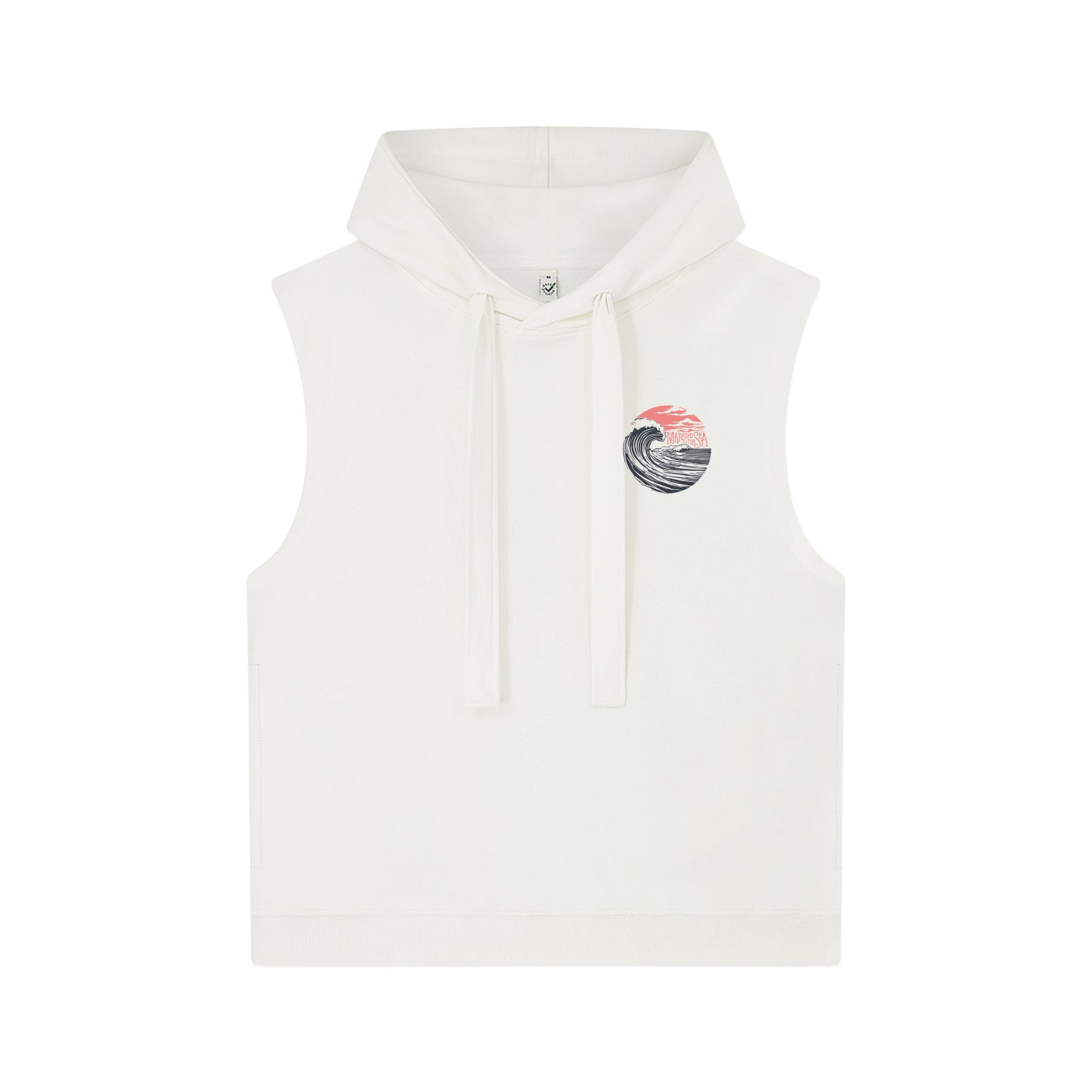 Wavery Womens Hooded Tank - Off White | Married to the Sea