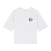 Wavery Womens Boxy T-Shirt - White | Married to the Sea