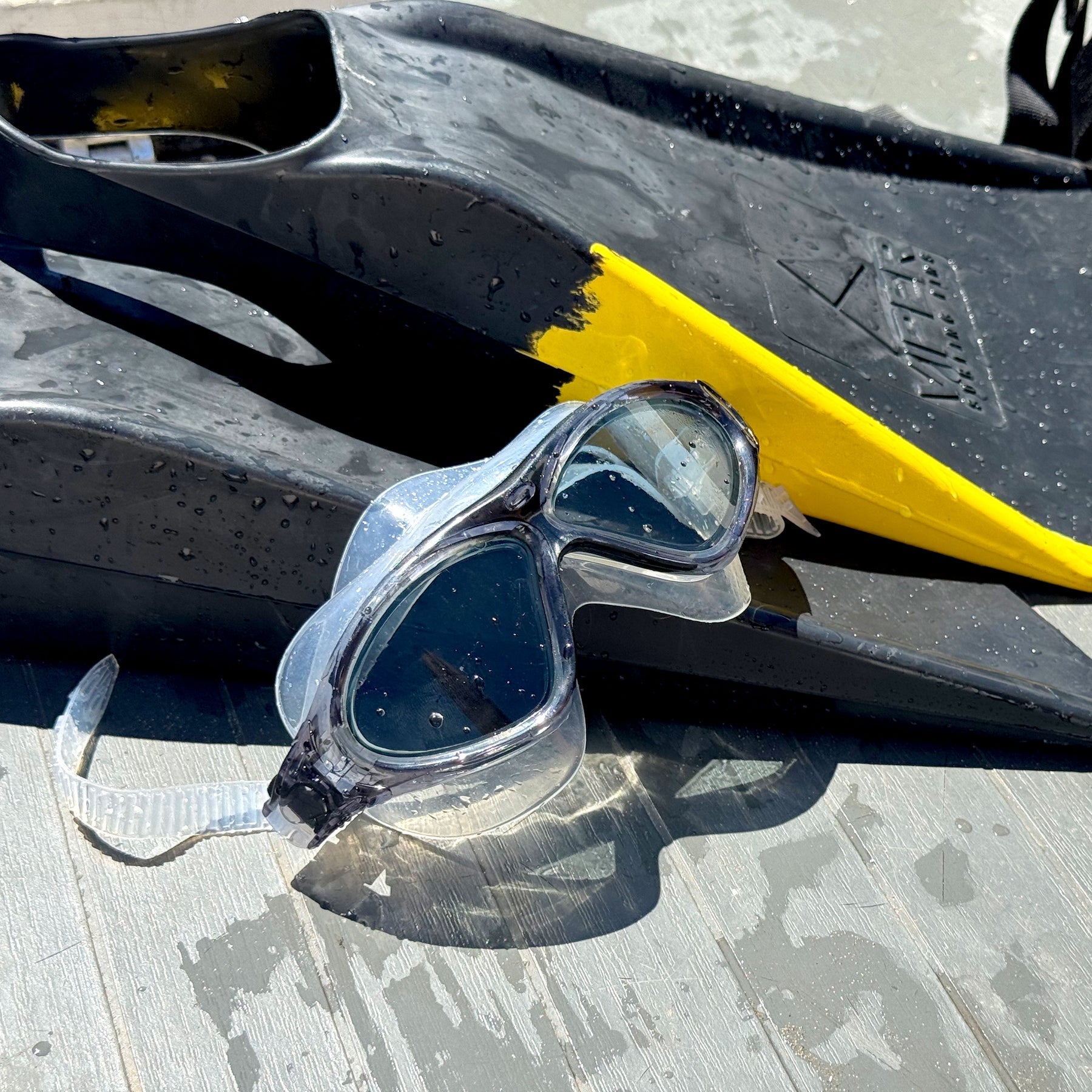 Ocean & Earth - Wide Vision Swim Goggles | Black