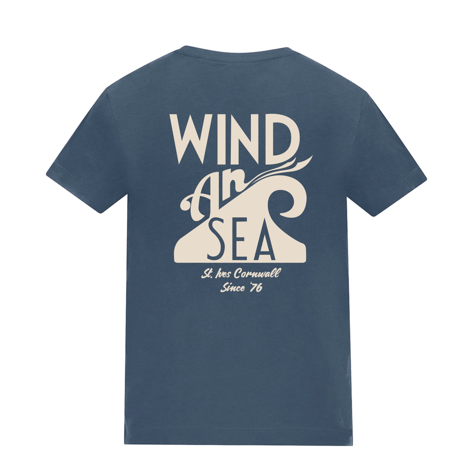 WindanSea - Kids Logo T-Shirt | Airforce Blue
