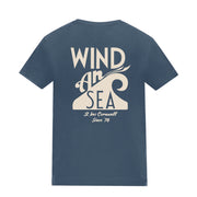 WindanSea - Kids Logo T-Shirt | Airforce Blue