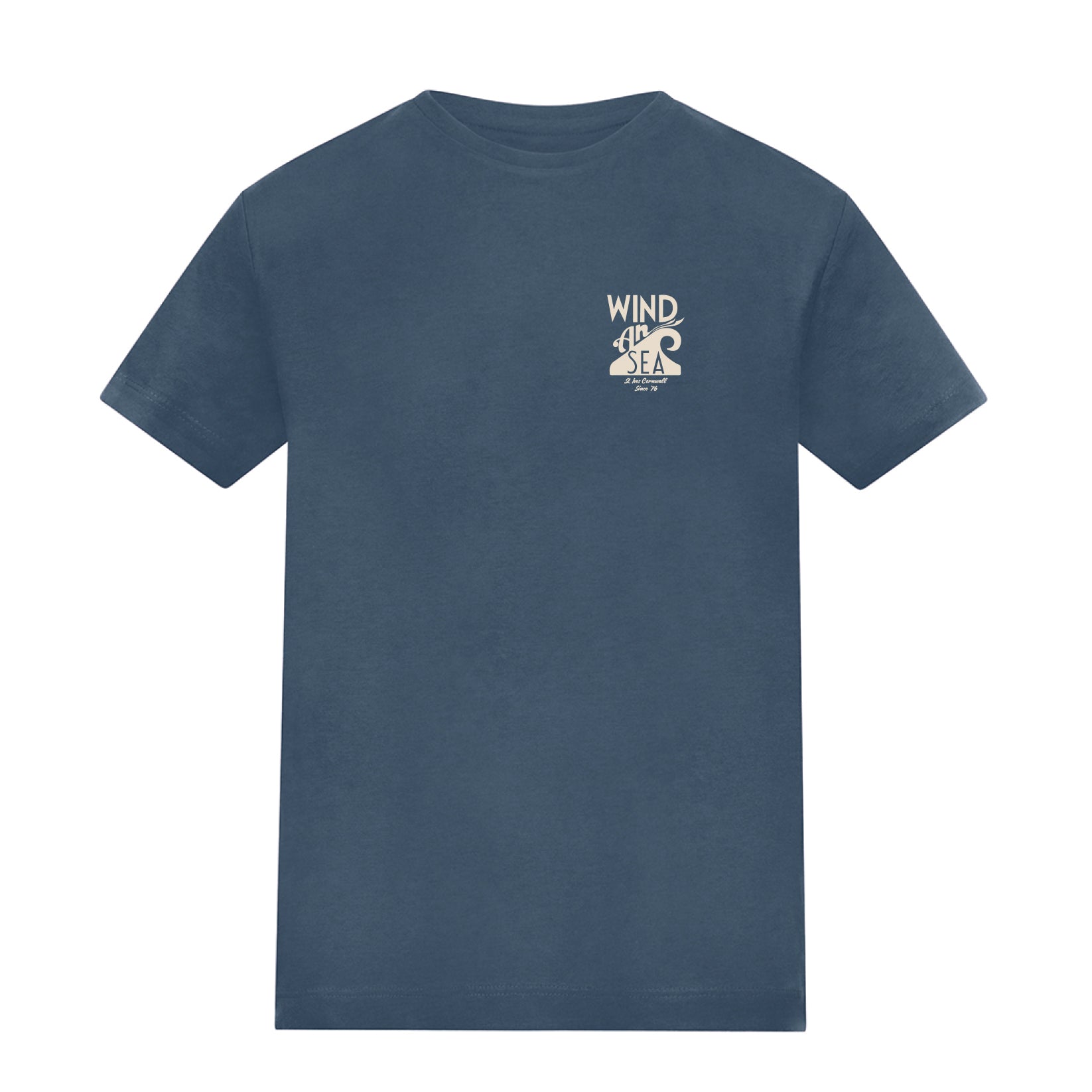 WindanSea - Kids Logo T-Shirt | Airforce Blue