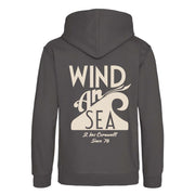 WindanSea - Kids Logo Hood | Charcoal
