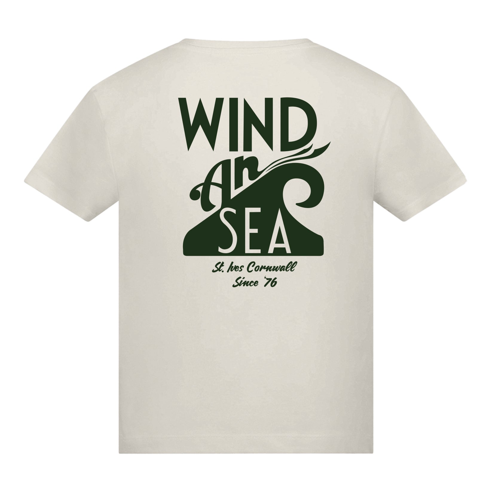 WindanSea - Kids Logo T-Shirt | Natural Stone