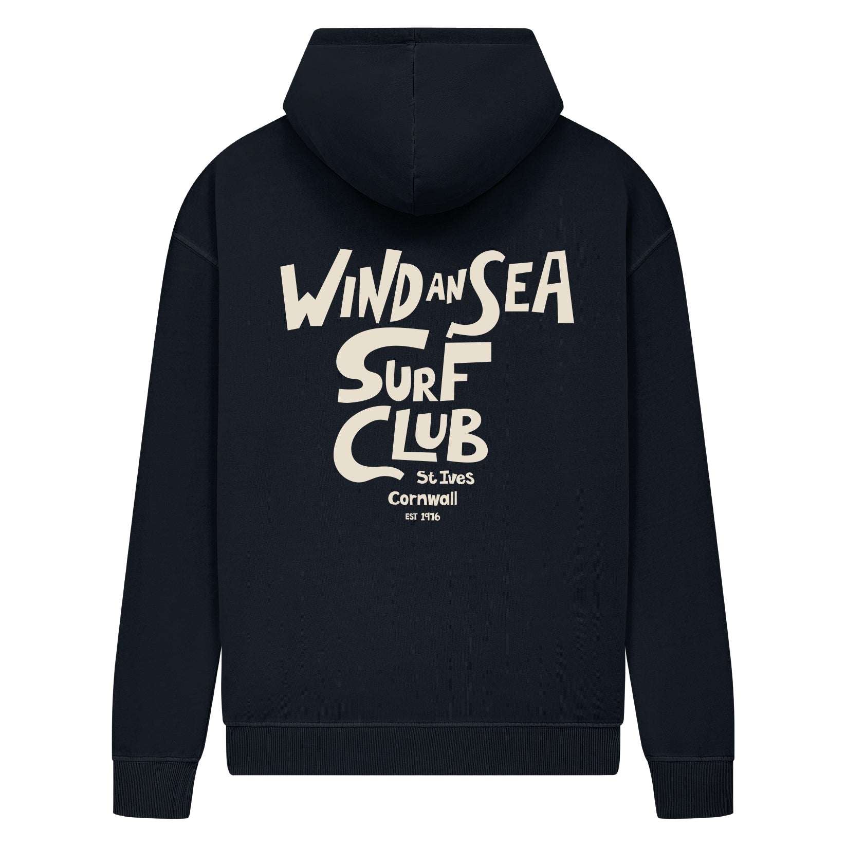 WindanSea - Surf Club Hood | Stone Washed Black