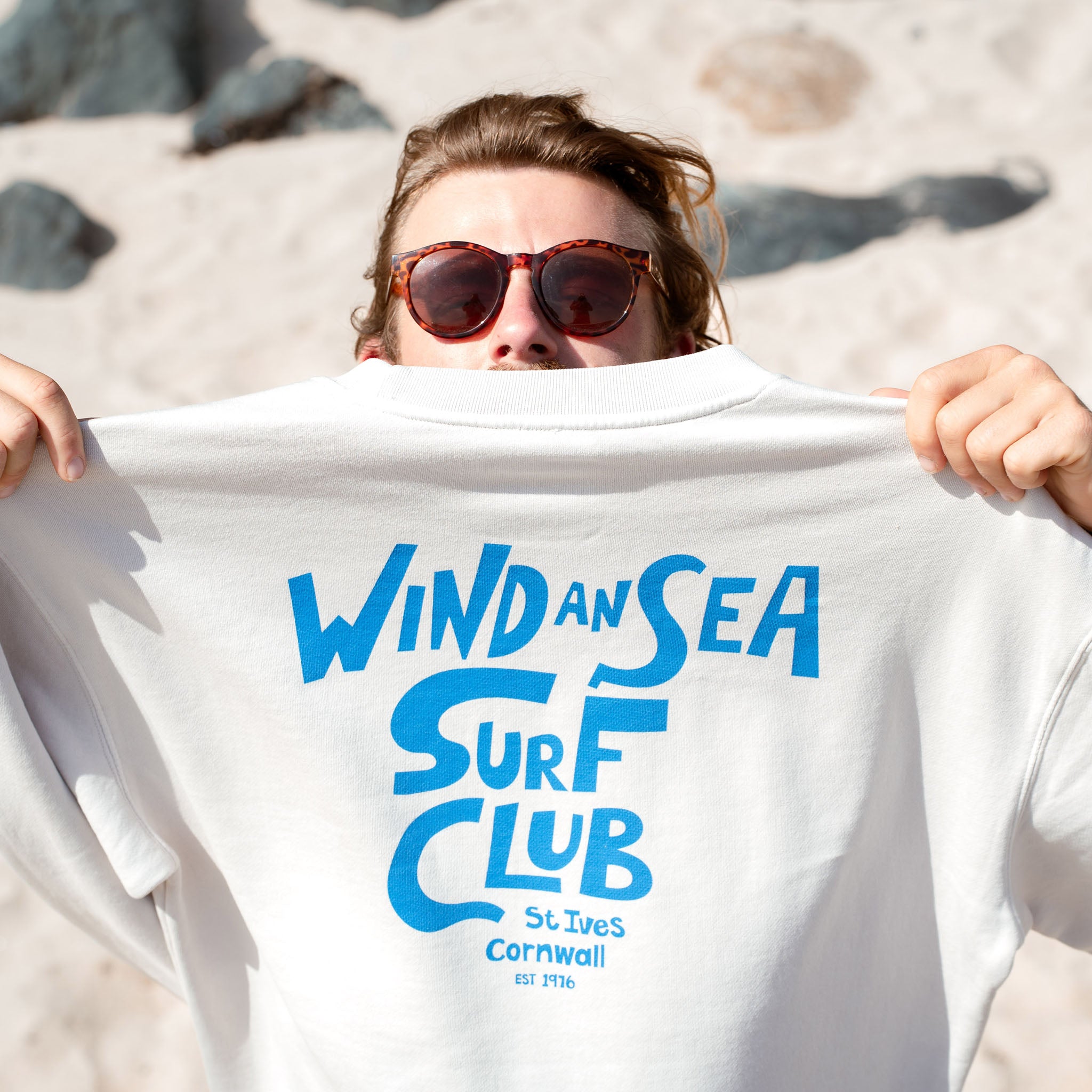 WindanSea Surf Club Crew | Faded Bone