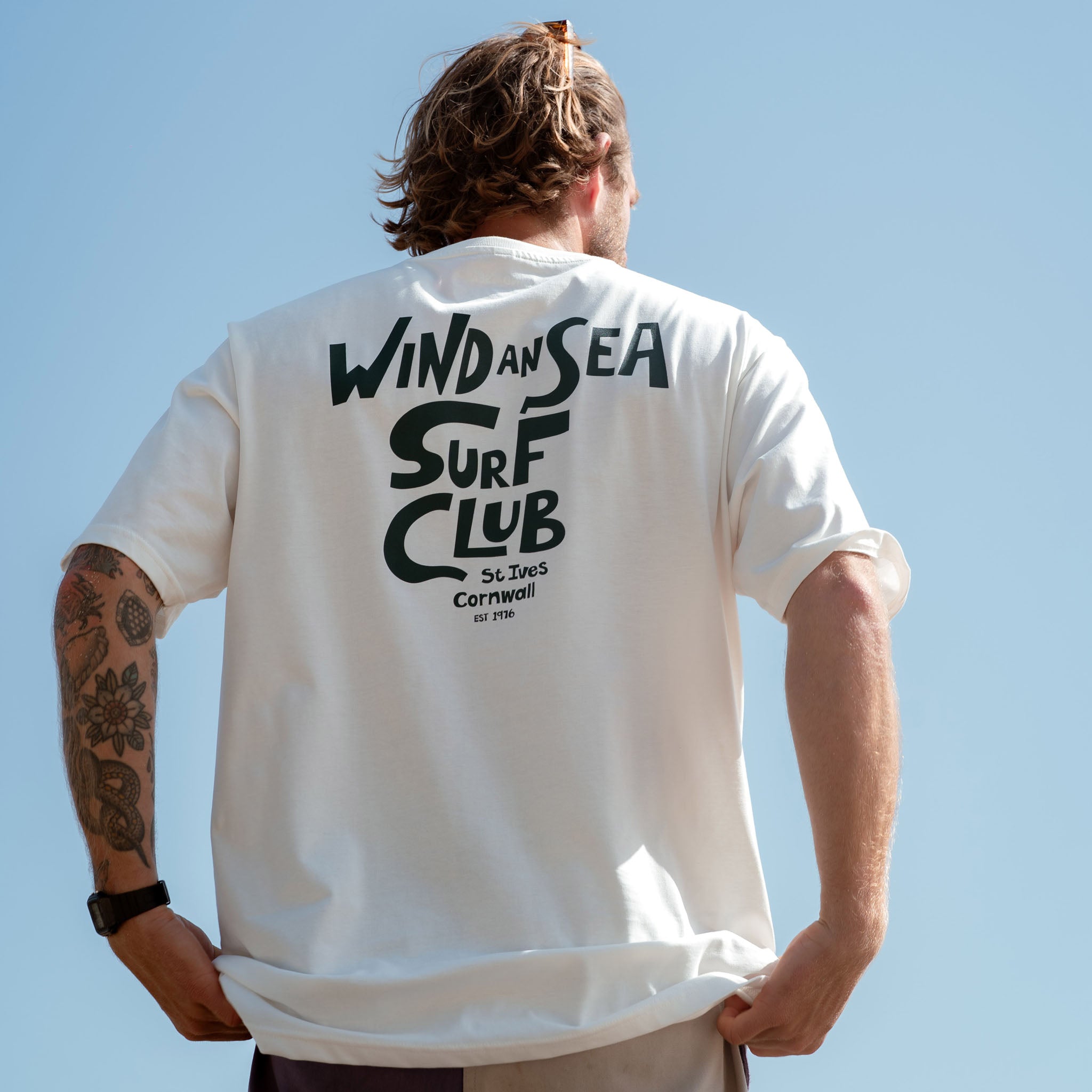 WindanSea - Surf Club T-Shirt | Dyed Off White