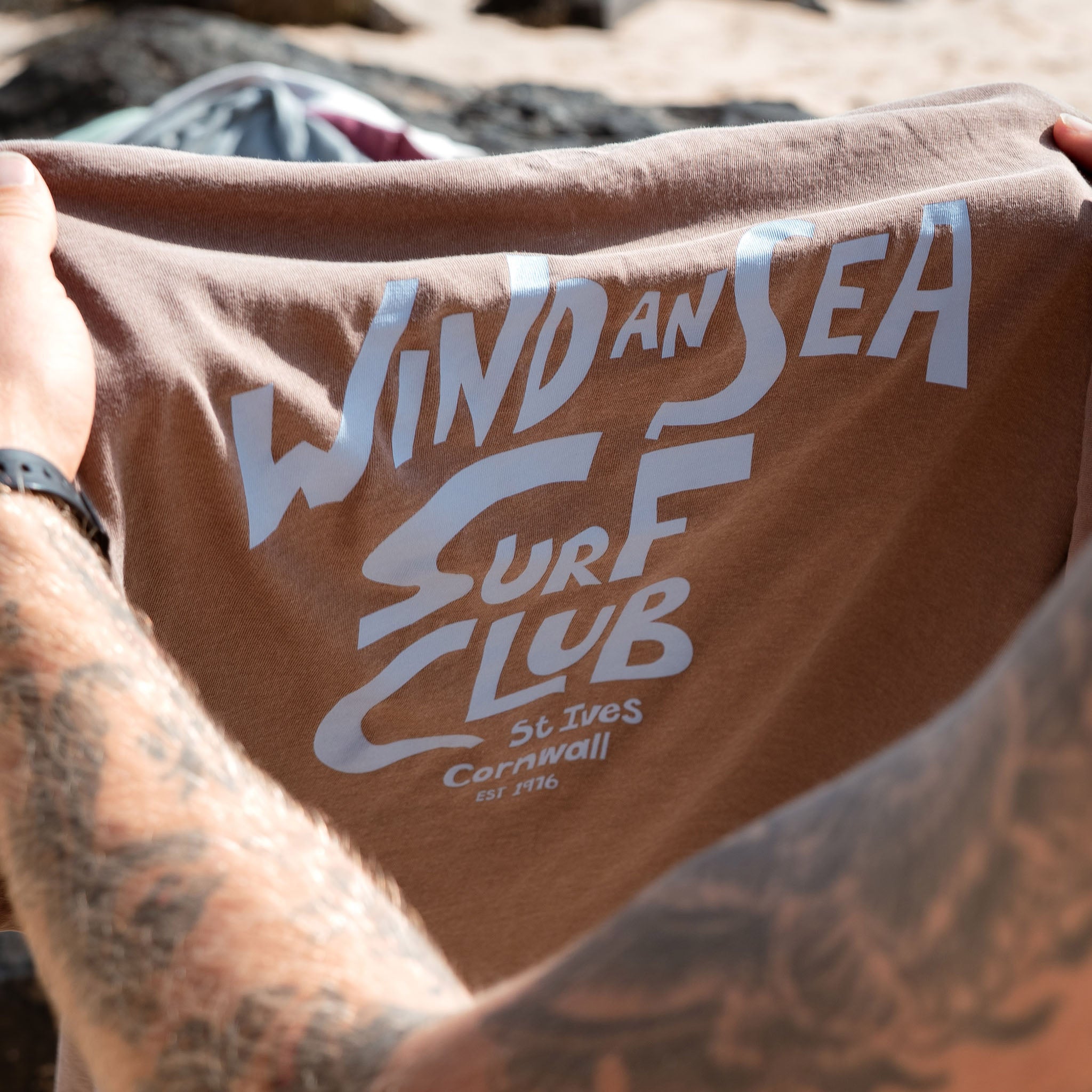 WindanSea - Surf Club T-Shirt | Dyed Espresso