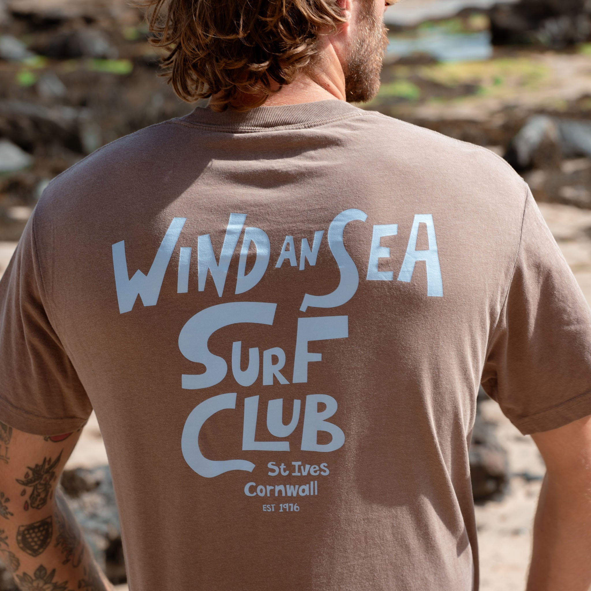 WindanSea - Surf Club T-Shirt | Dyed Espresso