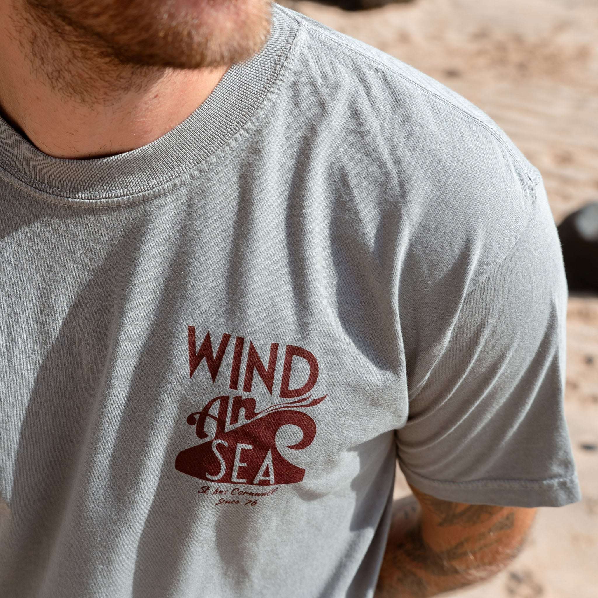WindanSea Logo T-Shirt | Grey