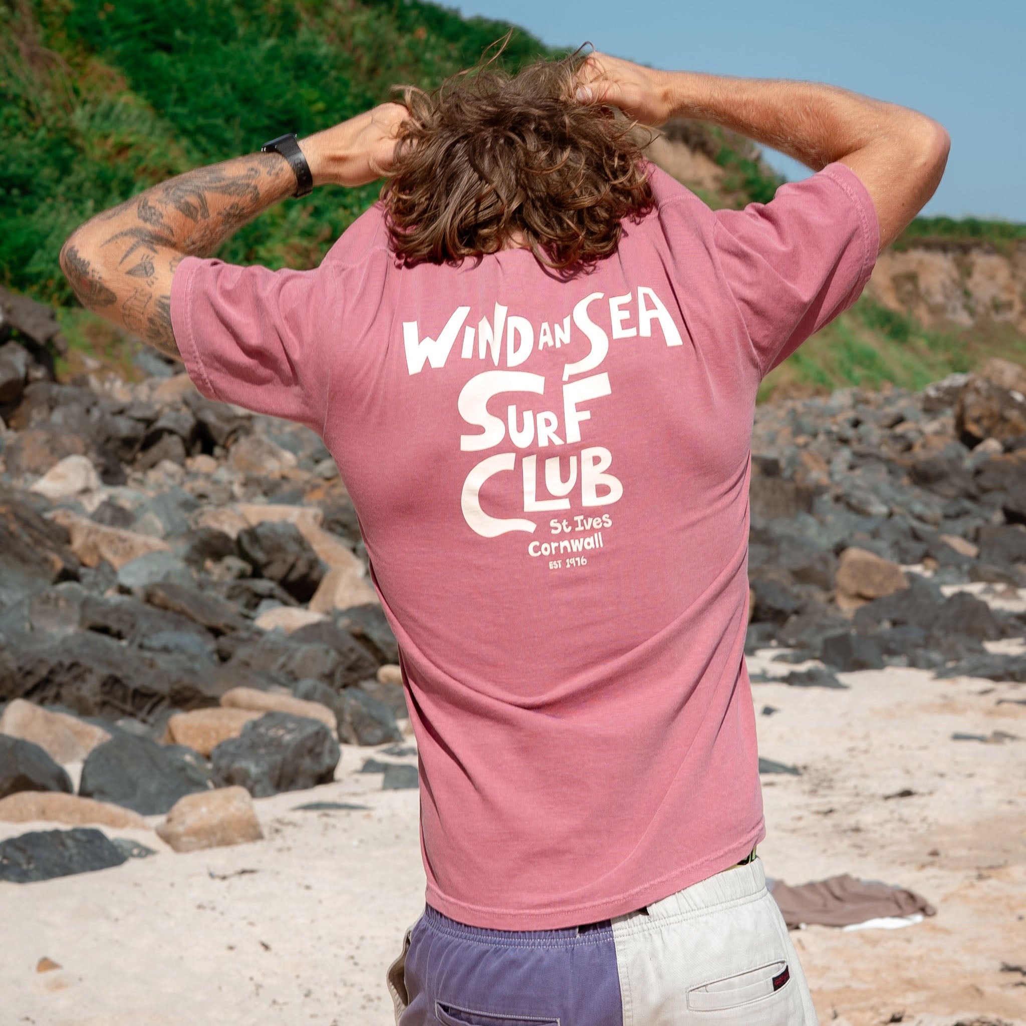 WindanSea - Surf Club T-Shirt | Dyed Brick